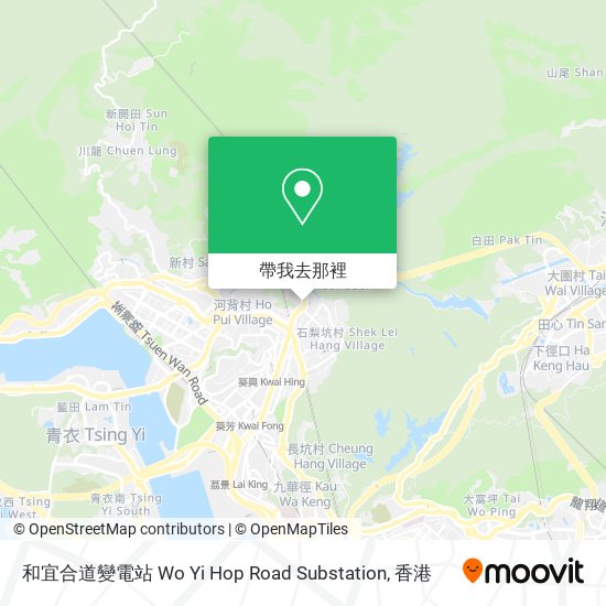 和宜合道變電站 Wo Yi Hop Road Substation地圖
