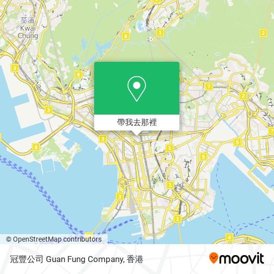 冠豐公司 Guan Fung Company地圖