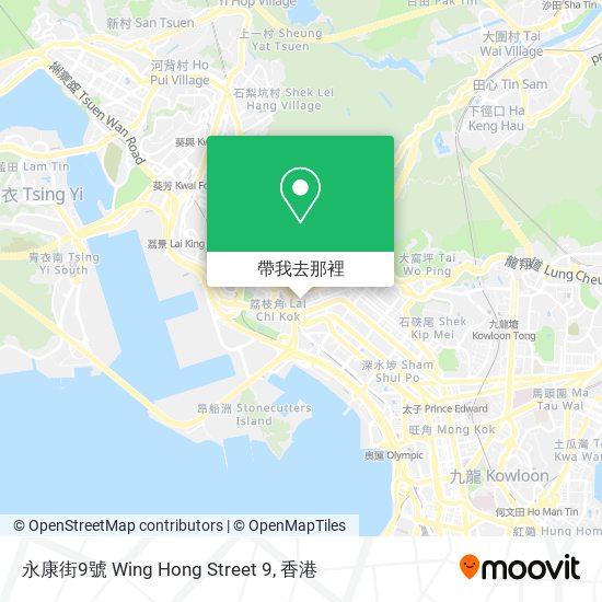 永康街9號 Wing Hong Street 9地圖