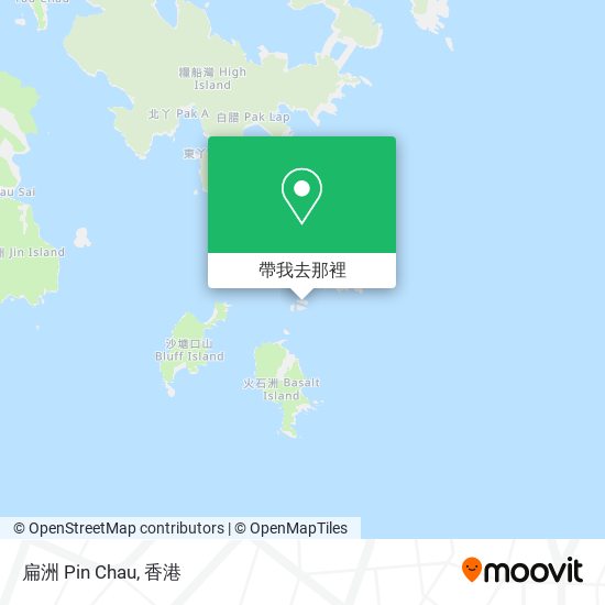 扁洲 Pin Chau地圖