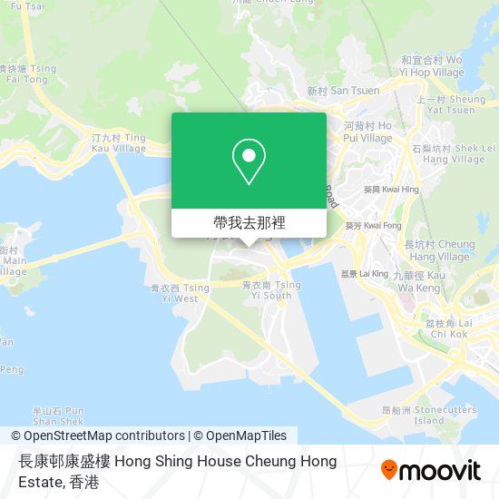 長康邨康盛樓 Hong Shing House Cheung Hong Estate地圖