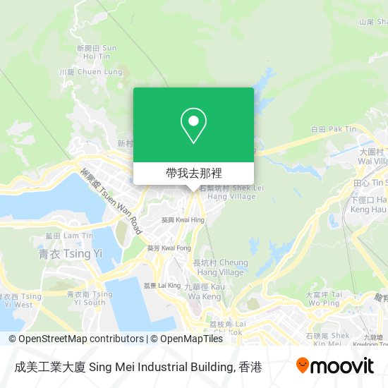 成美工業大廈 Sing Mei Industrial Building地圖