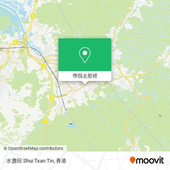 水盞田 Shui Tsan Tin地圖