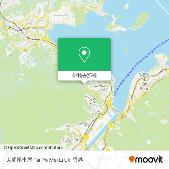 大埔尾李屋 Tai Po Mei Li Uk地圖