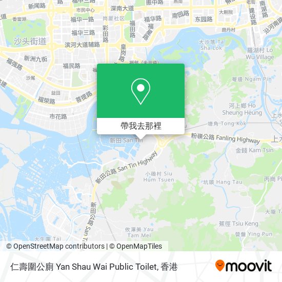 仁壽圍公廁 Yan Shau Wai Public Toilet地圖