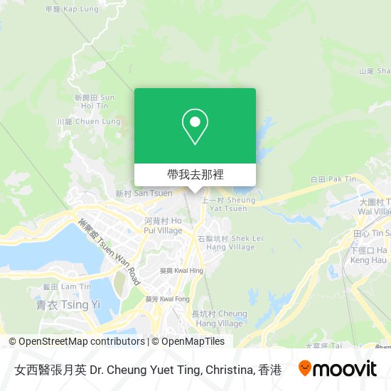 女西醫張月英 Dr. Cheung Yuet Ting, Christina地圖