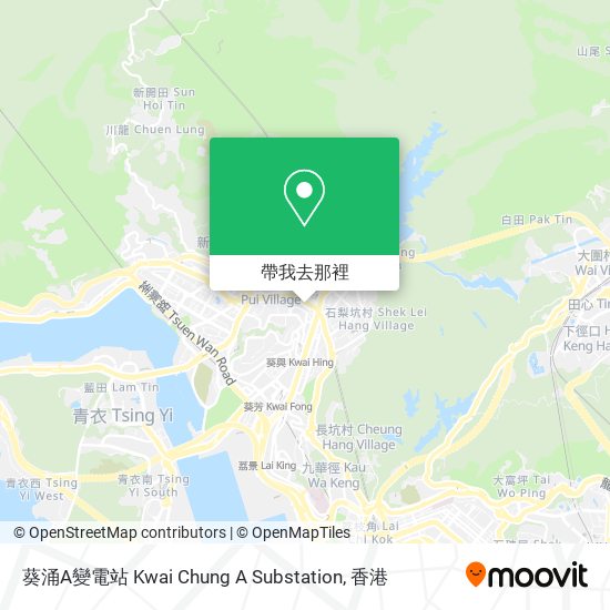葵涌A變電站 Kwai Chung A Substation地圖