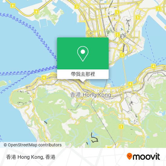 香港 Hong Kong地圖
