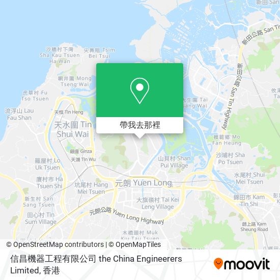信昌機器工程有限公司 the China Engineerers Limited地圖