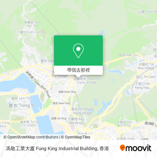 馮敬工業大廈 Fung King Industrial Building地圖