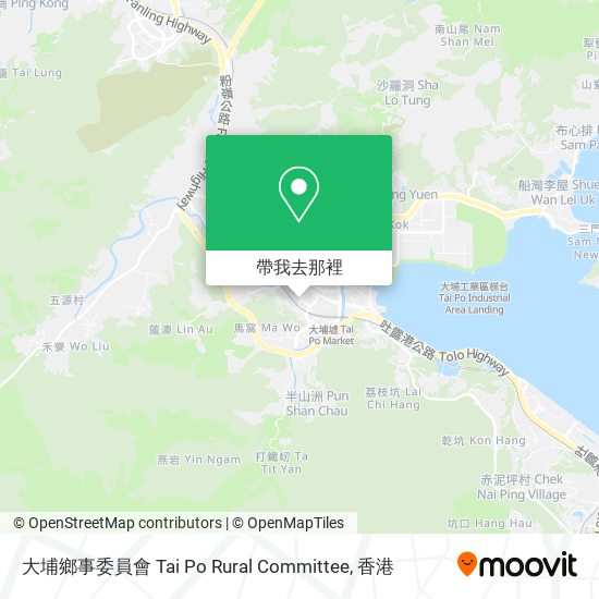 大埔鄉事委員會 Tai Po Rural Committee地圖