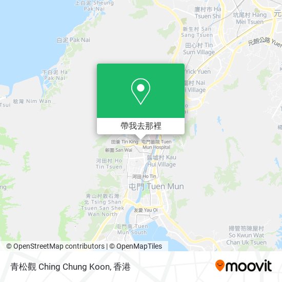 青松觀 Ching Chung Koon地圖