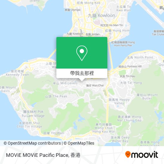 MOViE MOViE Pacific Place地圖