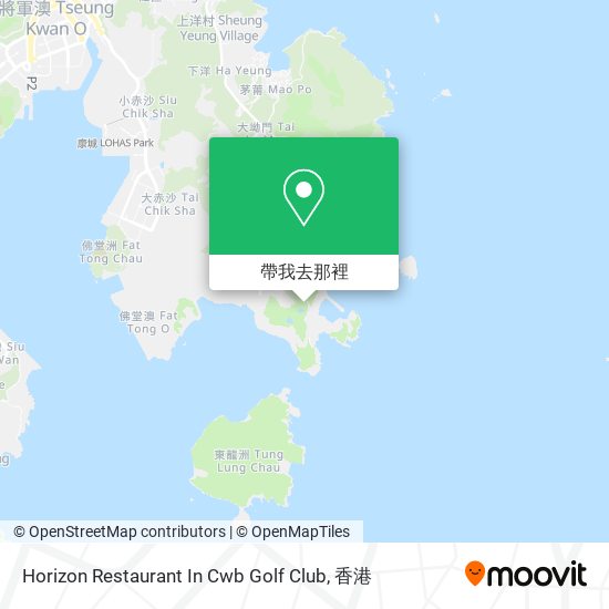 Horizon Restaurant In Cwb Golf Club地圖