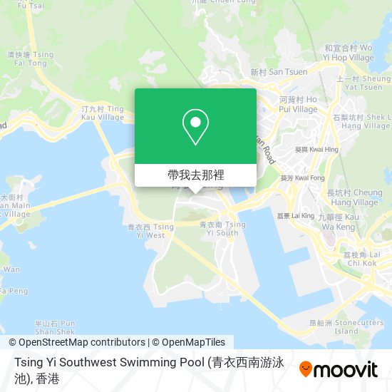Tsing Yi Southwest Swimming Pool (青衣西南游泳池)地圖