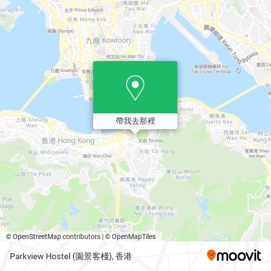 Parkview Hostel (園景客棧)地圖
