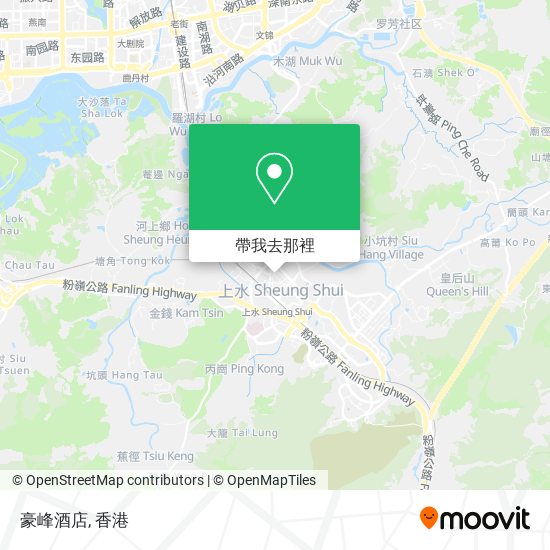 豪峰酒店地圖