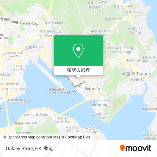 Oakley Store, HK地圖