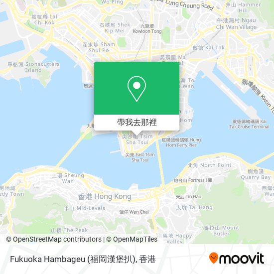 Fukuoka Hambageu (福岡漢堡扒)地圖