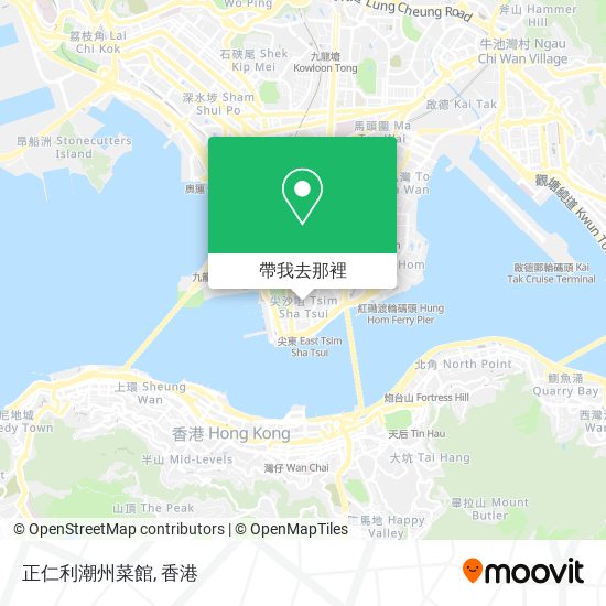 正仁利潮州菜館地圖
