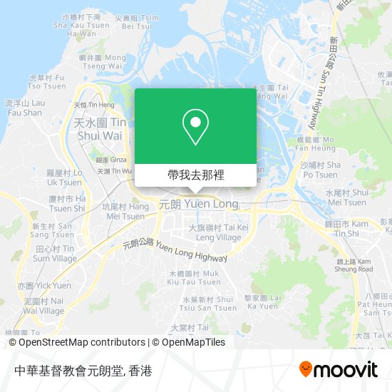 中華基督教會元朗堂地圖