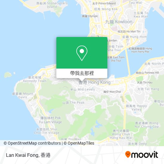 Lan Kwai Fong地圖