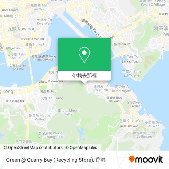 Green @ Quarry Bay (Recycling Store)地圖