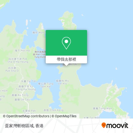 蛋家灣斬樹區域地圖