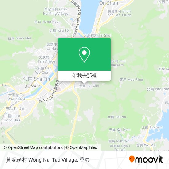 黃泥頭村 Wong Nai Tau Village地圖