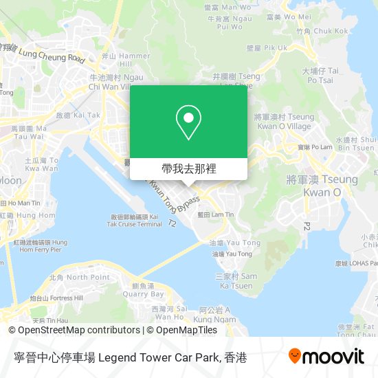 寧晉中心停車場 Legend Tower Car Park地圖