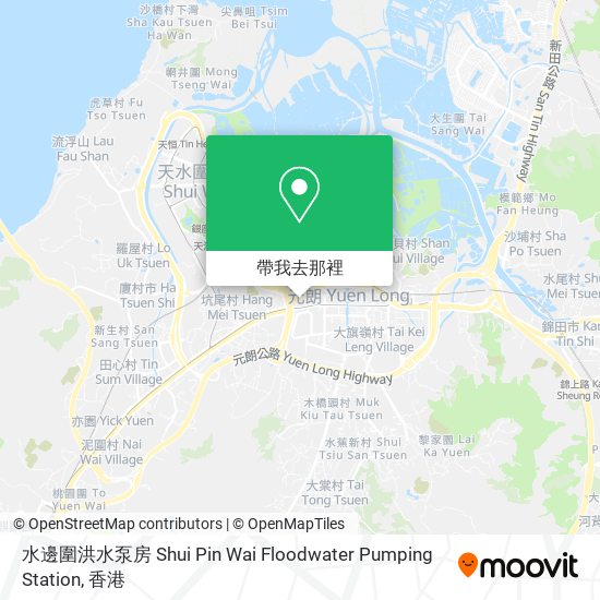 水邊圍洪水泵房 Shui Pin Wai Floodwater Pumping Station地圖