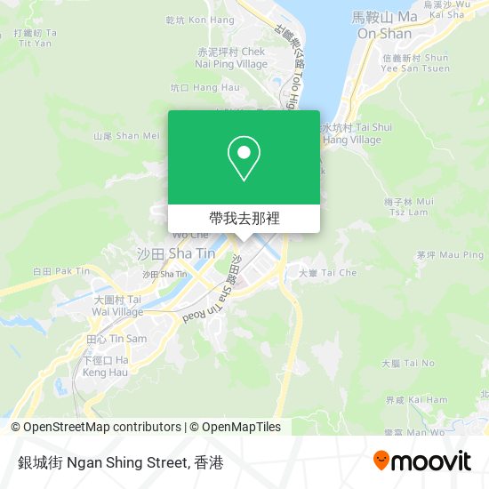 銀城街 Ngan Shing Street地圖