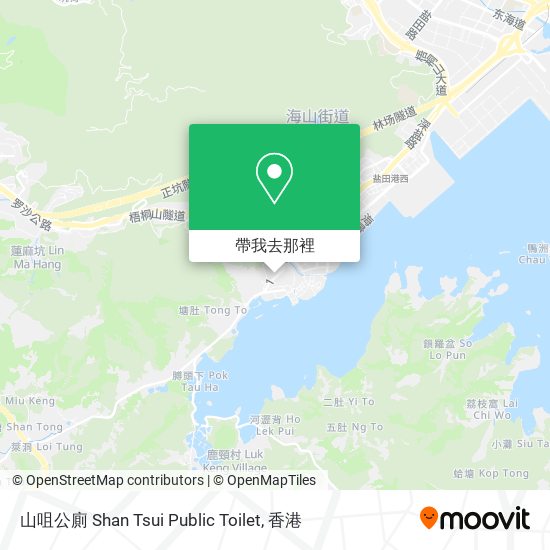 山咀公廁 Shan Tsui Public Toilet地圖