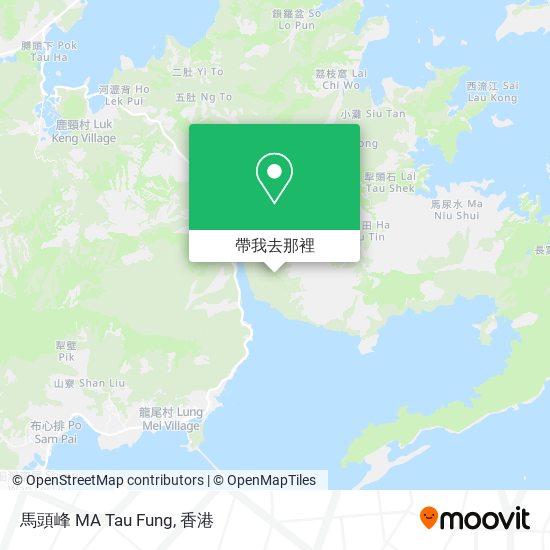 馬頭峰 MA Tau Fung地圖