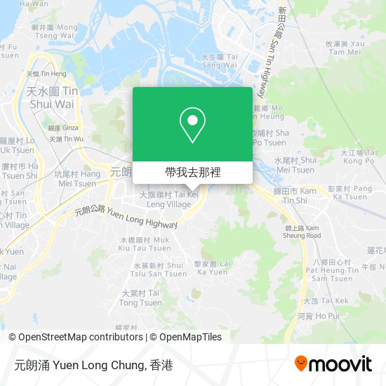 元朗涌 Yuen Long Chung地圖