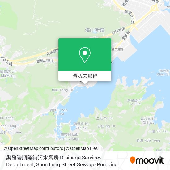 渠務署順隆街污水泵房 Drainage Services Department, Shun Lung Street Sewage Pumping Station地圖