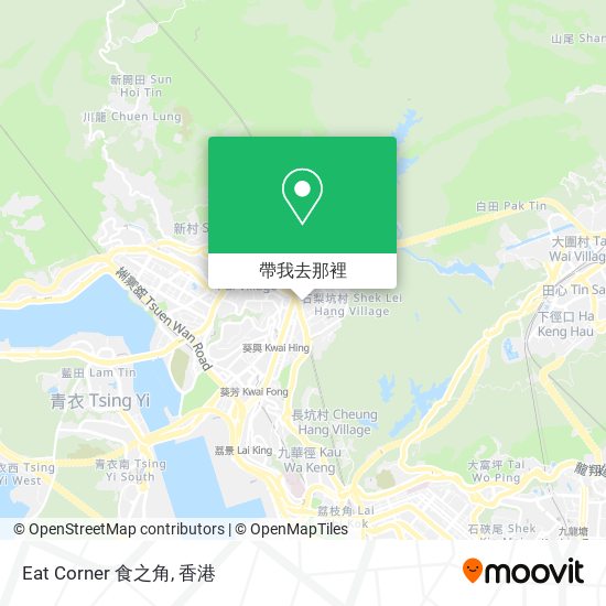 Eat Corner 食之角地圖