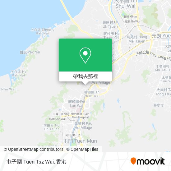 屯子圍 Tuen Tsz Wai地圖