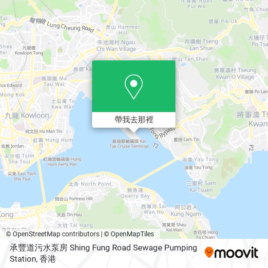 承豐道污水泵房 Shing Fung Road Sewage Pumping Station地圖