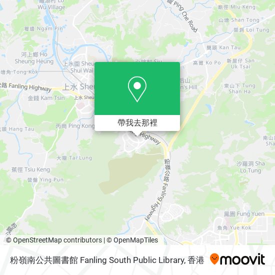 粉嶺南公共圖書館 Fanling South Public Library地圖