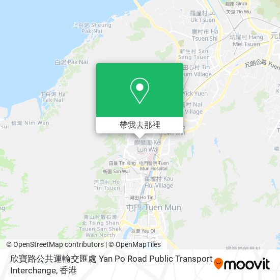 欣寶路公共運輸交匯處 Yan Po Road Public Transport Interchange地圖