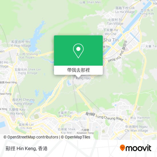 顯徑 Hin Keng地圖