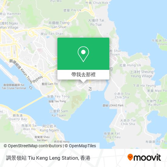 調景嶺站 Tiu Keng Leng Station地圖
