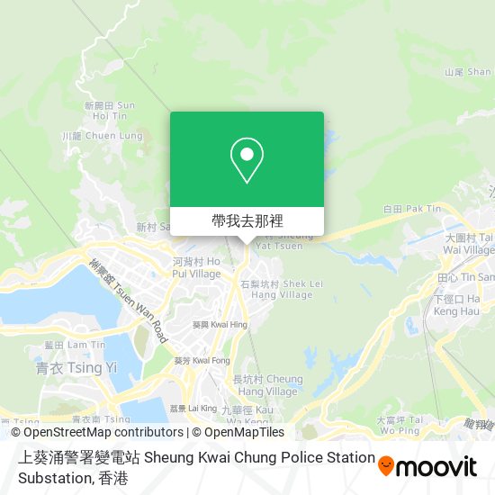 上葵涌警署變電站 Sheung Kwai Chung Police Station Substation地圖