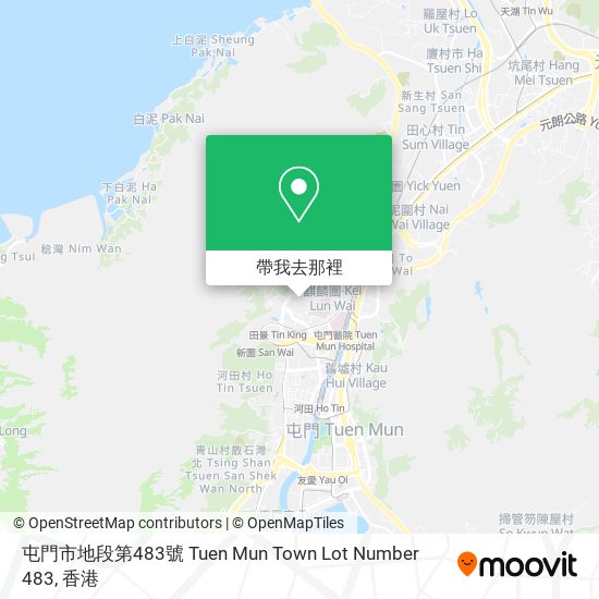 屯門市地段第483號 Tuen Mun Town Lot Number 483地圖