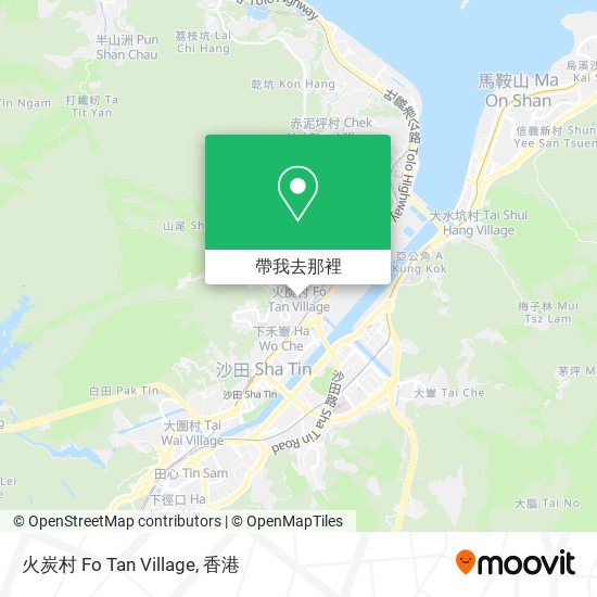 火炭村 Fo Tan Village地圖