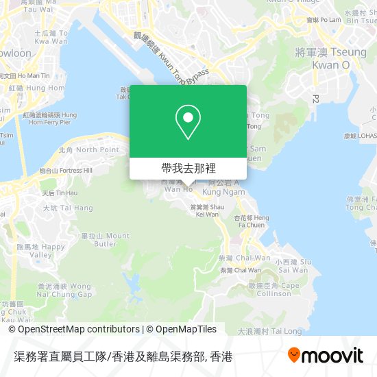渠務署直屬員工隊/香港及離島渠務部地圖