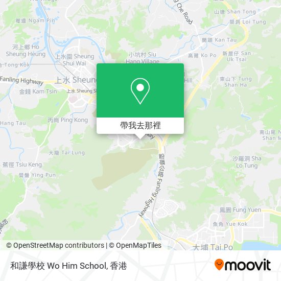 和謙學校 Wo Him School地圖