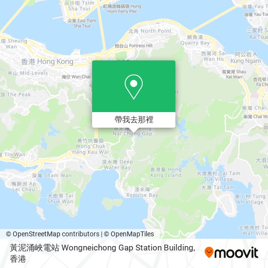 黃泥涌峽電站 Wongneichong Gap Station Building地圖