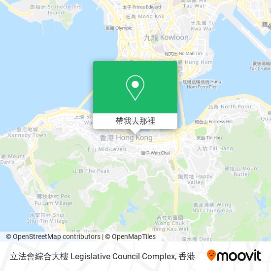 立法會綜合大樓 Legislative Council Complex地圖
